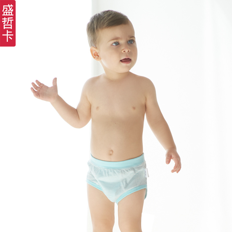 A类男宝宝内裤纯棉1-3-5岁 男童平角内裤婴幼儿童三角小内裤3条装