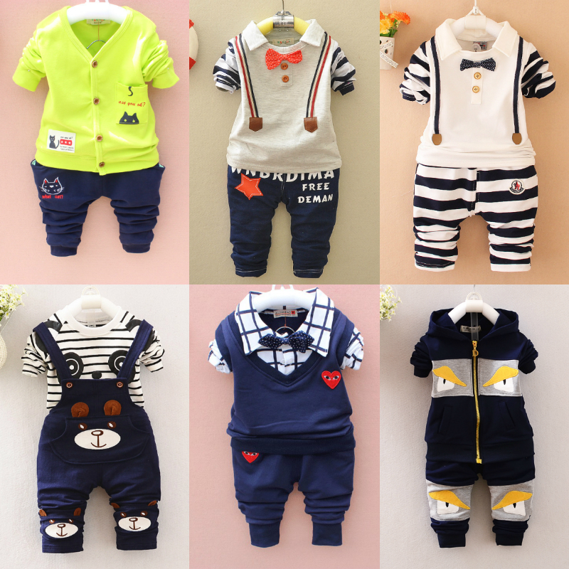 童装宝宝秋装男童套装 婴幼儿衣服0-1-2-3-4岁秋季儿童长袖套装