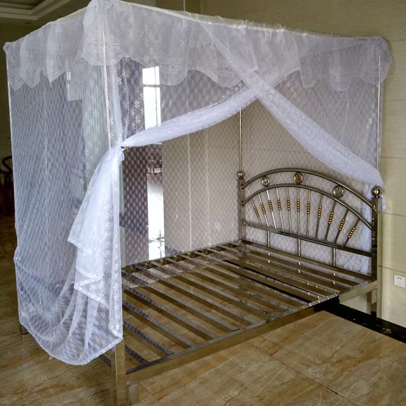 方顶座床式蚊帐1.2米 1.5米 1.8米宫廷式