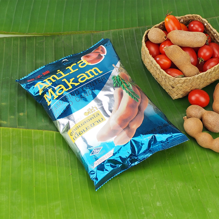 泰国食品零食 夹心糖 泰国酸子糖 酸角糖128g大袋