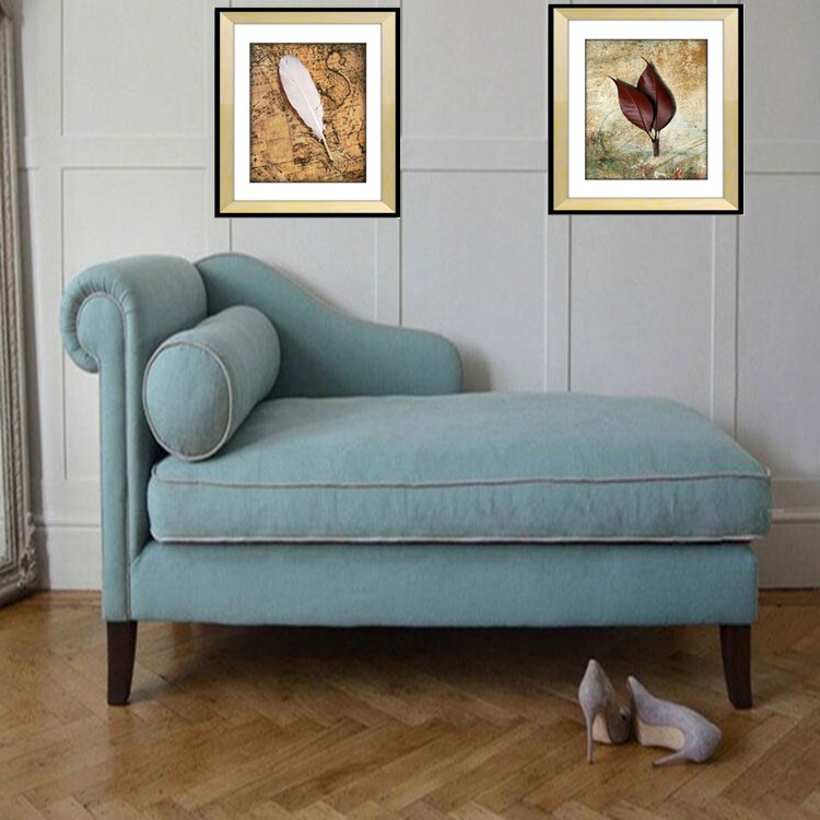 特价美式乡村贵妃椅布艺欧式新古典躺椅地中海小户型客厅卧室沙发