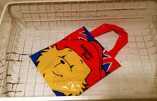 正版 英国 熊 帕丁 熊 手提袋 可爱卡通防水手提袋 购物袋 便当袋
