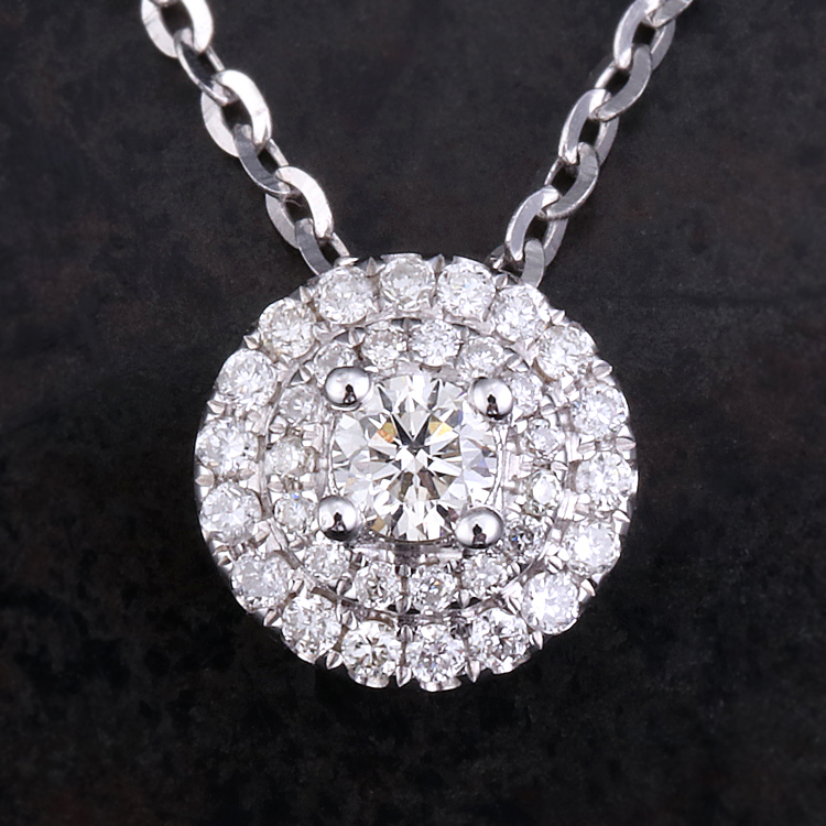 冠誉珠宝  钻石镶嵌加工定制锁骨链微镶款式 18K金加工设计款式图
