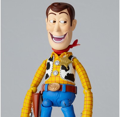 迪士尼动画片玩具总动员3胡迪警长猥琐可动换脸玩具公仔摆件模型