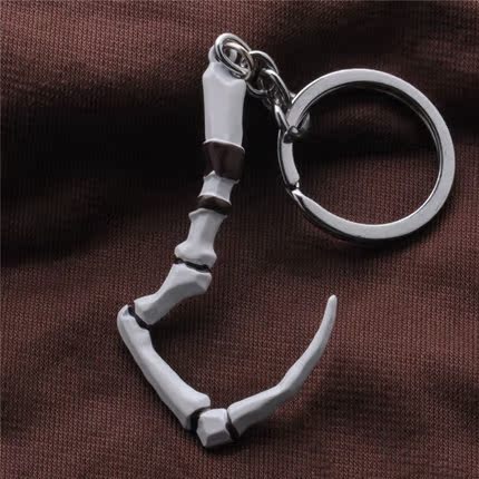 DOTA2刀塔传奇游戏周边屠夫龙钩 武器模型钥匙扣挂件手办装备
