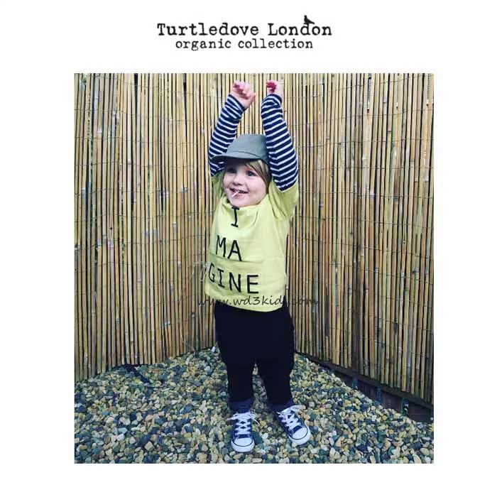 ★官方正品！英国Turtledove London 小童有机棉芥末黄短袖上衣
