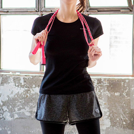 韩国速干瑜伽服紧身健身上衣修身显瘦休闲跑步运动短袖t恤女时尚