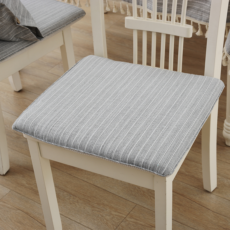 40*40cm-日式简约现代素色正方形防滑椅垫坐垫餐桌电脑椅子凳子垫