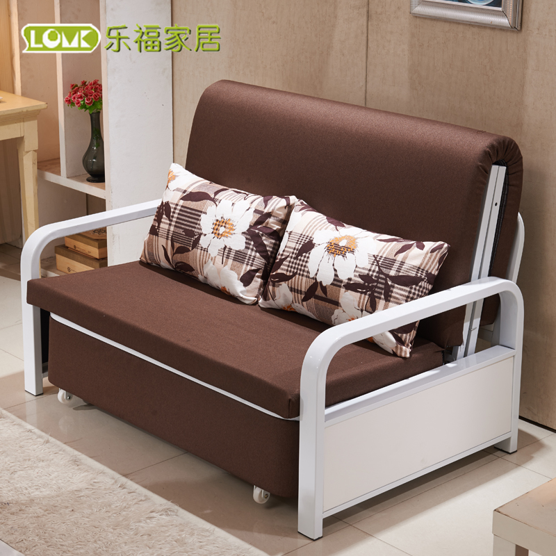 多功能沙发床 可折叠1.2 1.5米现代单双人小户型沙发床布艺可拆洗